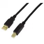 USB-kabel LogiLink UA0264 USB 2.0 10 m USB A USB B zwart