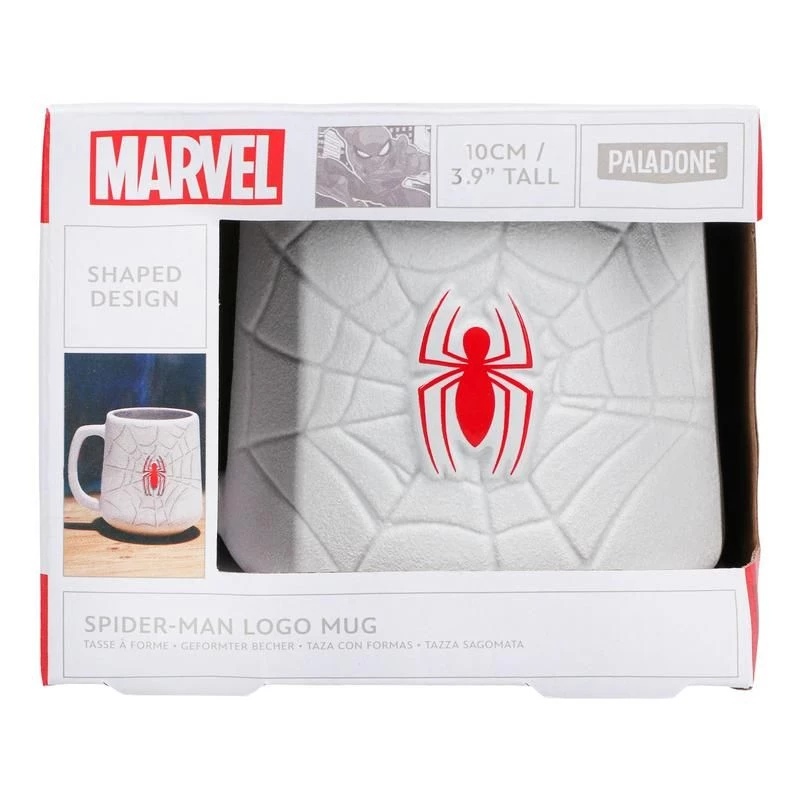 Mok Paladone Spiderman Shaped Mug grijs 0.45 L, single piece, 127.6×97.4×100.5 mm