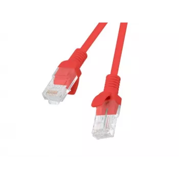 PATCHCORD Cat.6 UTP 3M rood FLUKE BESTANDEN LANBERG 10ER-PACK