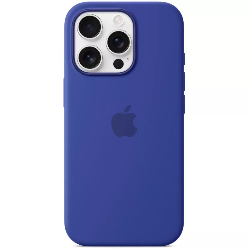 Siliconen hoes Apple iPhone 16 Pro MagSafe ultramarijn hoes