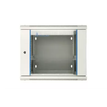 Extralink rackkast 9U 600x600 AZH grijs wandgemonteerd, kantelbaar