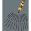 Wera 05018110001 Kraftform Kompakt 900 Set 1 schroevendraaierset met slagschroevendraaier en bits, 19-delig, 1/4", zwart/geel