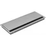 Bachmann CONI COVER Long 338.0080 Inbouwaansluitingsafdekking, staal, zilvergrijs