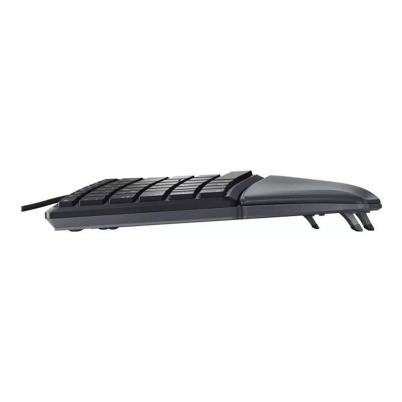 CHERRY KC 4500 ERGO toetsenbord universeel USB QWERTY Nordisch zwart