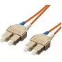 Equip SC/SC glasvezel-patchkabel – OM1/OM2, 10 m, 62,5/125 µ