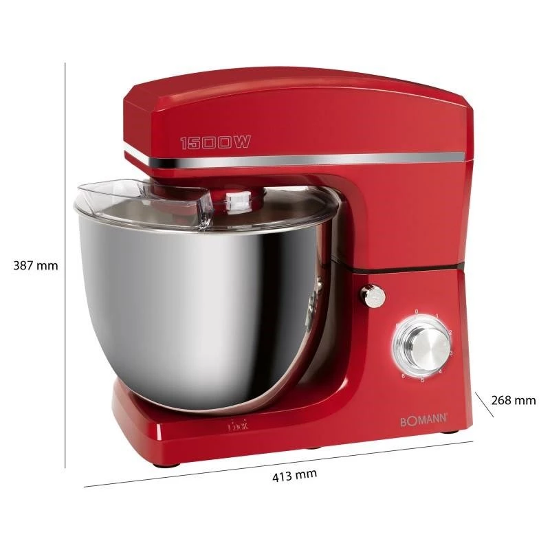 Staafblender Bomann KM 6036 CB - 10 L, rood