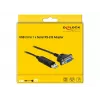 Seriële kabel DeLOCK 66281 zwart 1,8 m RS-232 USB Type-A