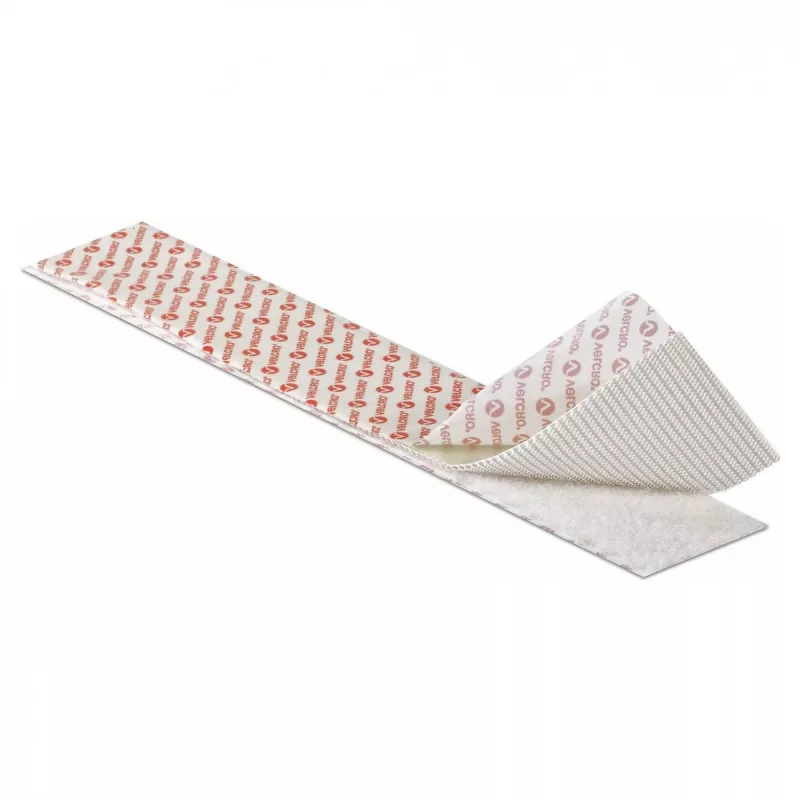 VELCRO klittenband extra sterk zelfklevend, haak & lus 50mm x 2,5m wit