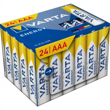 Alkaline Micro (AAA) batterijen Varta ENERGY Cube 24-pack (MPN 4103229234)