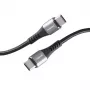 USB-C-kabel INTENSO 7901000 – 1,5 m, zwart, USB-C-naar-USB-C oplaad- en datakabel