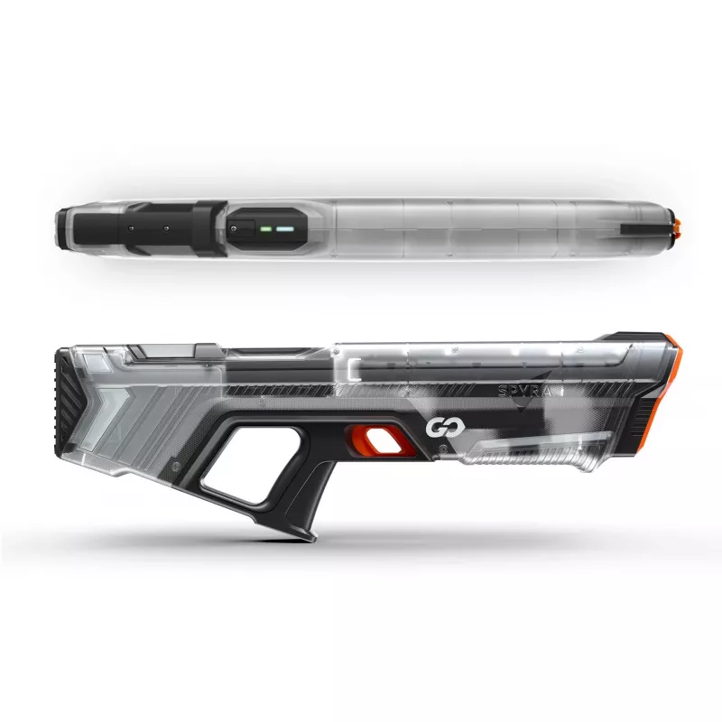 Waterpistool SpyraOne SpyraGO Clear transparant — compact oplaadbaar waterpistool SPGO1T