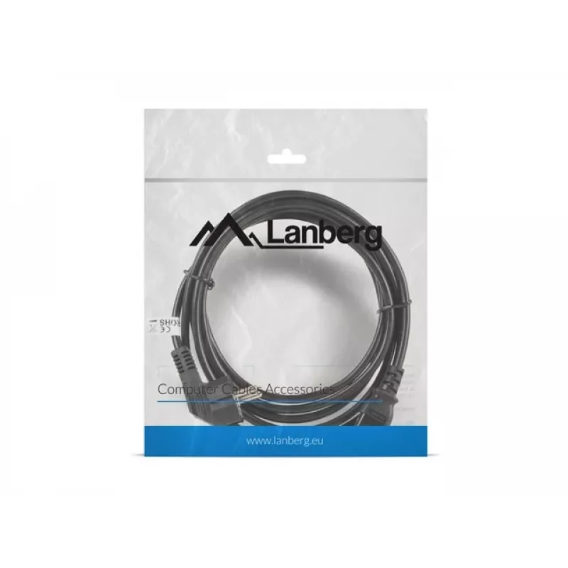 Lanberg CA-C13C-11CC-0030-BK stroomkabel zwart 3 m C13-koppeling CEE7/7 (CA-C13C-11CC-0030-BK)