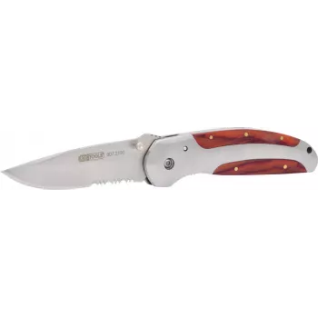 Klapmes KS Tools 907.2190, bladlengte 220,0 mm, met vergrendelingsmechanisme