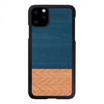 Telefoonhoesje man and wood voor iPhone 11 Pro Max — denim zwart beschermhoes