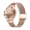 Smartwatch Colmi V89 roestvrij staal goud met Bluetooth en hartslagmeter