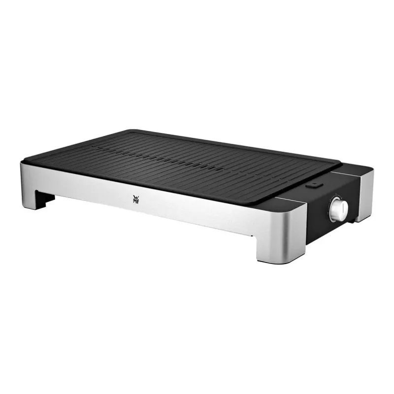 WMF 0415330011 rechthoekige elektrische grill zwart, RVS 2000 W