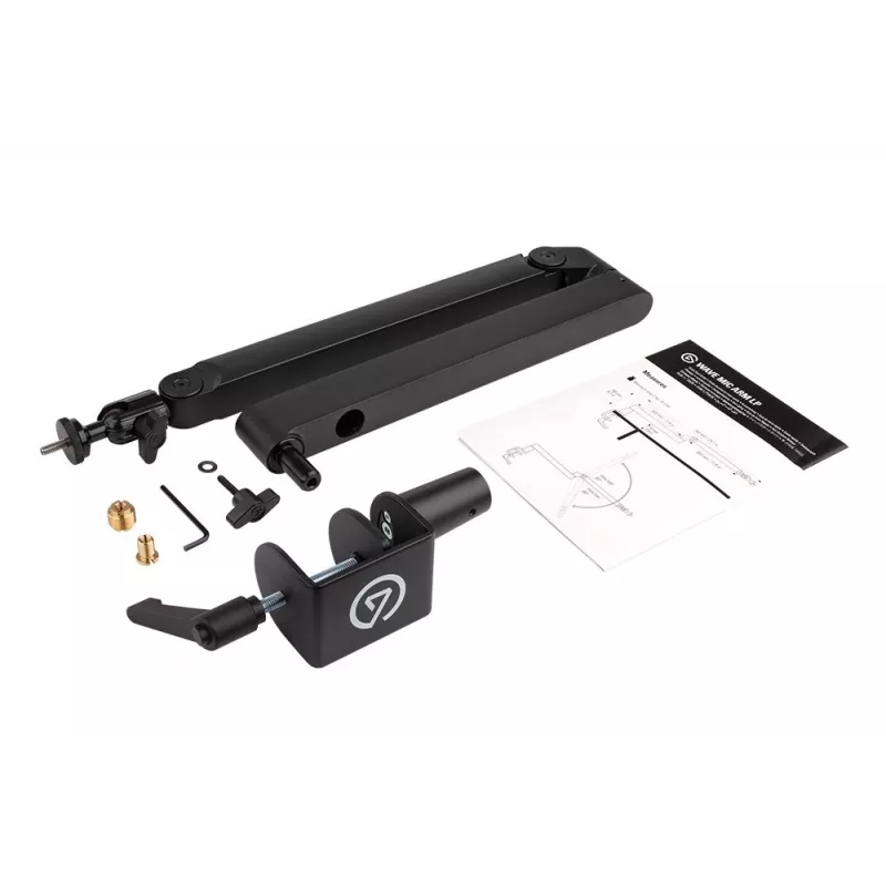 Microfoonarm Elgato Wave Mic Arm Low Profile — verstelbare low-profile-arm voor studio en streaming