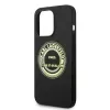 Karl Lagerfeld soft cover silicone RSG zwart voor Apple iPhone 14 Pro KLHCP14LSRSGRCK