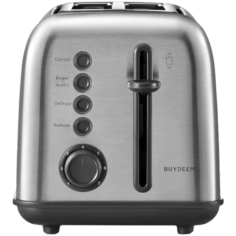 BUYDEEM 2-slot toaster, model DT620E, kleur roestvrij staal, EU