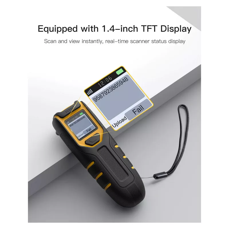 inateck barcodescanner 47 zwart [BCST-47_Schwarz]