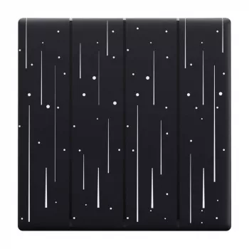 Decoratieve afdekking Sonoff T5-4C-86-star voor touch-schakelaar — model T5-4C-86-star, wandplaat voor 86×86 mm montage