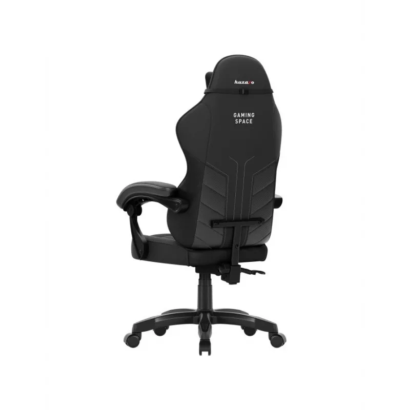 Huzaro Force 2.7 zwart carbon gamingstoel zwart
