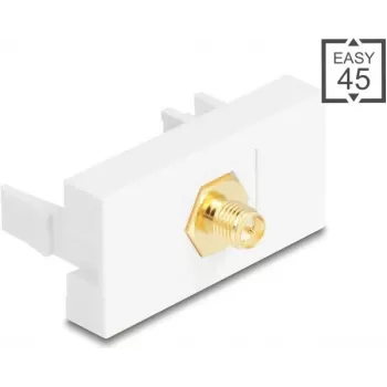 DELOCK adapter RP-SMA-stekker naar RP-SMA-bus wit, model 90903