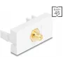 DELOCK adapter RP-SMA-stekker naar RP-SMA-bus wit, model 90903