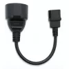Netadapter QOLTEC IEC 320 C14 naar Franse stekker, 0,15 m kabel