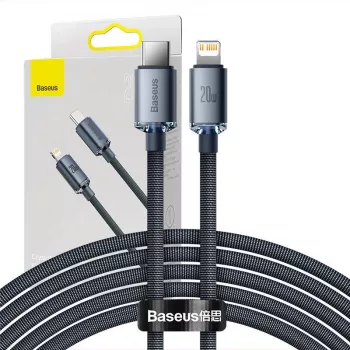 Baseus CAJY000301 mobiele telefoonkabel grijs 2 m USB-C Lightning