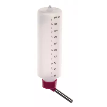 Trixie drinkfles van kunststof 0,25 L – drinkfles voor cavia's, kunststof, 201–499 g