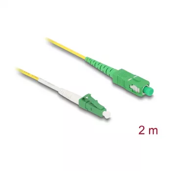 DeLOCK InfiniBand/glasvezelkabel 2 m LC SC geel 83861