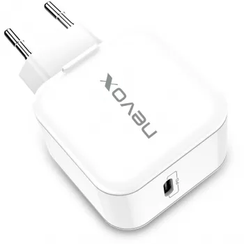nevox 20W USB-C PD oplader wit voeding