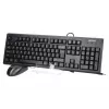 A4Tech KM-72620D - toetsenbord-muisset - USB - US - zwart