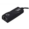 Akyga AK-AD-31 USB 3.0 naar Gigabit Ethernet-adapter, RJ45, 15 cm kabel, zwart