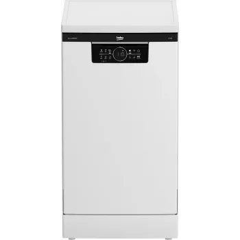 BEKO vrijstaande vaatwasser BDFS26120WQ, energie-efficiëntieklasse E, breedte 45 cm, 6 programma's, inverter-motor, derde lade, wit