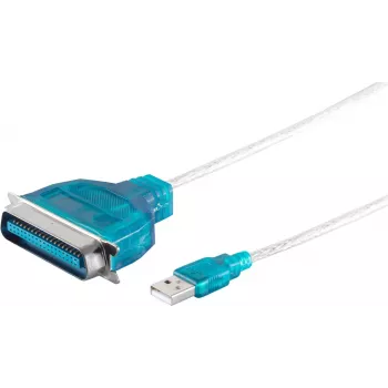 Parallelle printerkabel ShiverPeaks 75607 1,2 m USB-Centronics
