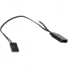 INTER-TECH Argus RS-051 RGB 120 mm behuizingsventilator, 900 tpm, zwart