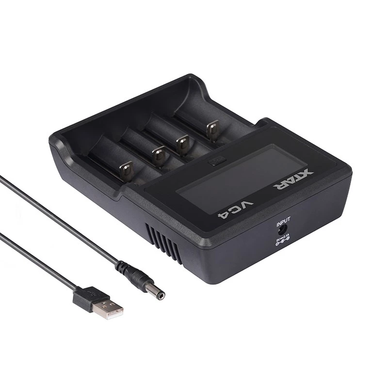 XTAR VC4 huishoudaccu-lader USB