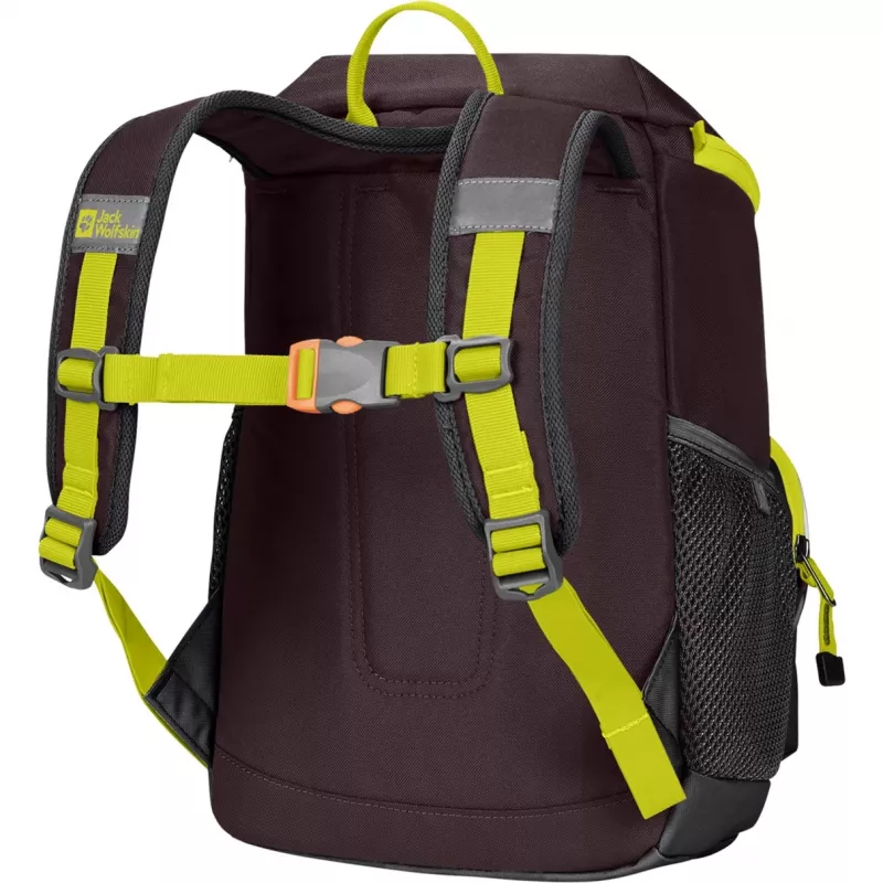 Jack Wolfskin Erlebnis Pack rugzak – paars/neongeel, 11 L