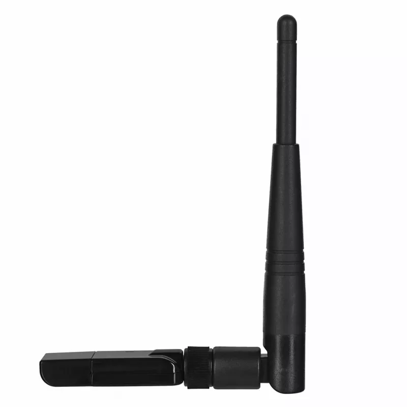 Lanberg NC-0150-WE Mini USB-wifi-adapter N150, 150 Mbit/s, 1 externe antenne, zwart