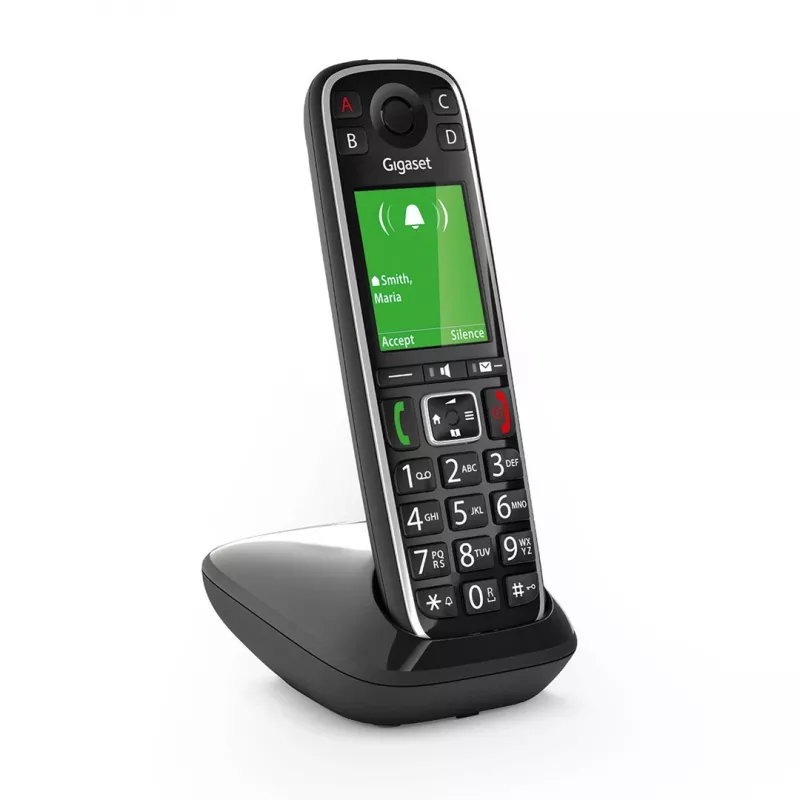 Gigaset E720 analoog/DECT-telefoon met nummerweergave zwart