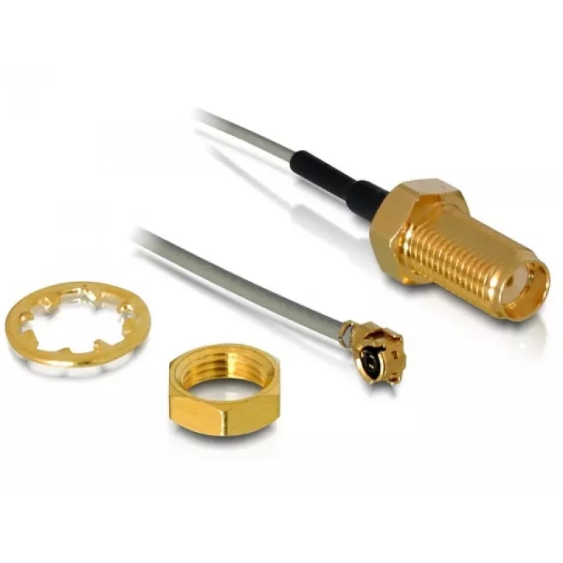 Coaxkabel DeLOCK 88419 I-PEX M / SMA F 0,2 m grijs