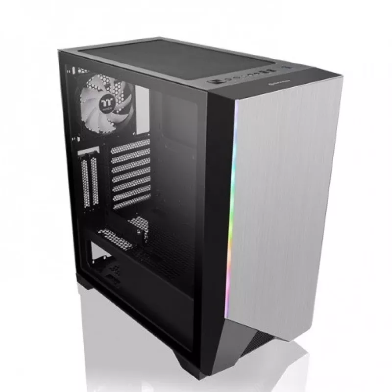PC-behuizing Thermaltake H550 TG ARGB midi tower zwart, grijs