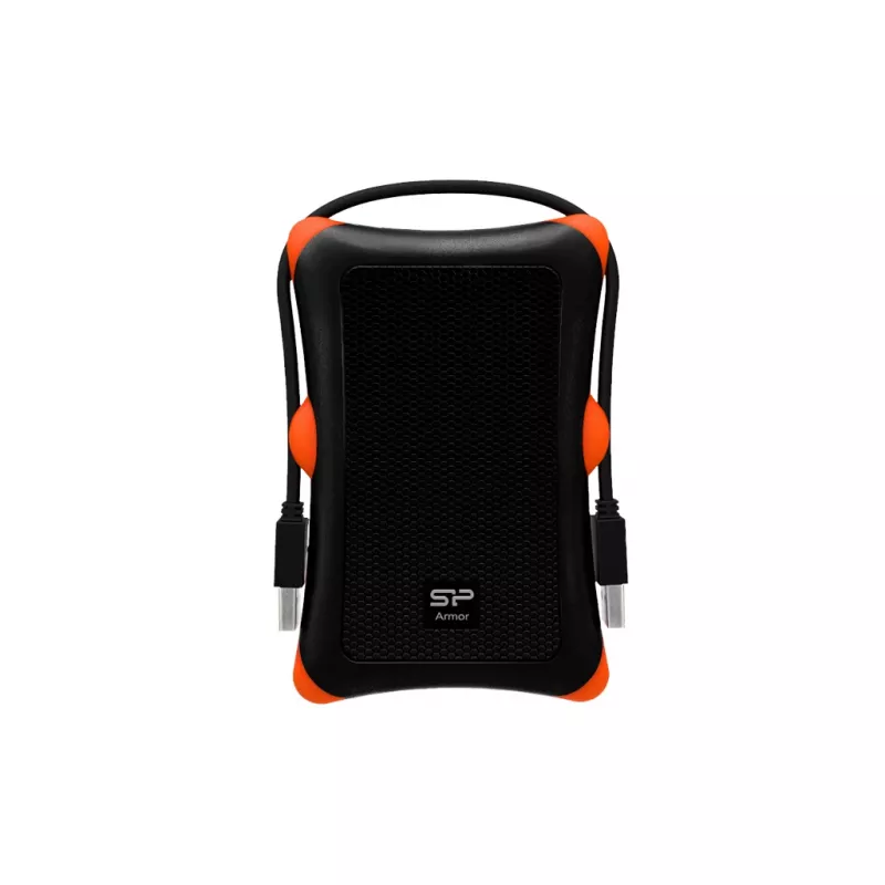 HDD/SSD-behuizing Silicon Power Armor A30, 2,5 inch single-bay, USB 3.2 Gen 1, Micro-USB A, oranje/zwart