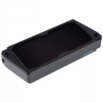 Alphacool NexXxoS XT45 - koelblok - messing - koper - staal - zwart - 1/4 - 1,5 bar - 12 cm (14234)