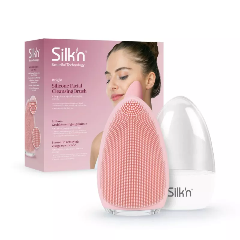Silk'n Bright Face roze gezichtsapparaat USB oplaadbaar 500 mAh