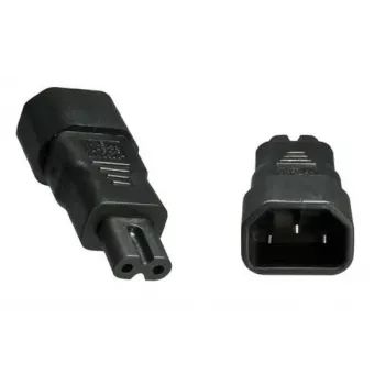 Microconnect PE147AD kabeladapter C14 C7 zwart