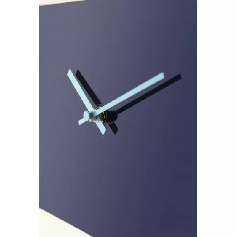NeXtime klok 2855bl Bold Stripes, 38x19 cm, wand, blauw