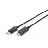 Adapterkabel DisplayPort 1.2 met vergrendeling 4K 60Hz UHD Type DP/HDMI A M/M zwart 2 m